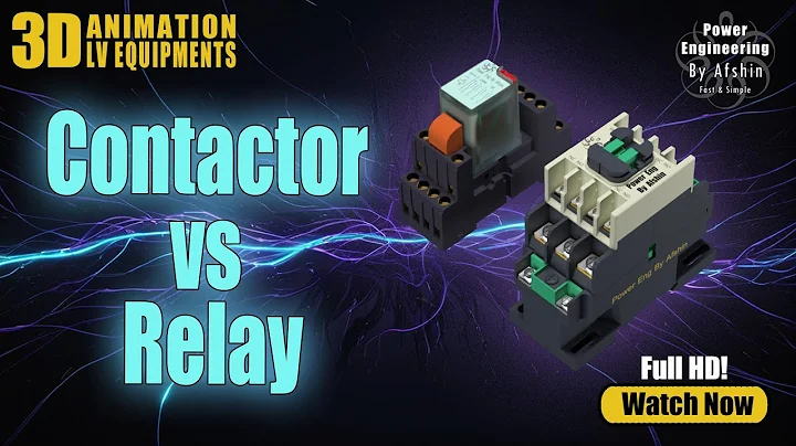 Power Contactor vs Relay: Explained with 3D Animation