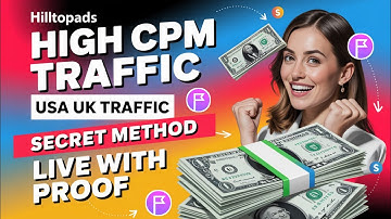 Hilltopads High CPM Traffic Method 🤑 How To Get High CPM In Direct Link Link In Hilltopads