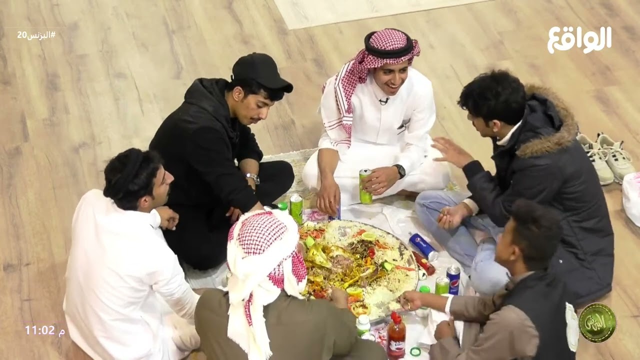 عشاء مقدم من المتسابقين لمحمد ناصر #البزنس20