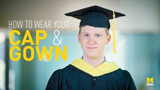 How to Wear Your Graduation Cap and Gown