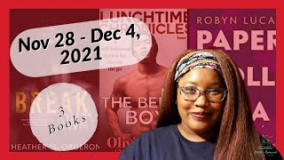 Vlogmas... Yeah, Right | Nov 28 - Dec 4, 2021 | 2021 Week 48
OPEN ME
Books mentioned:
Breakaway by Heather M Orgeron
Paper Doll Lina by Robyn Lucas
The Bento Box by Olivia Gaines
My Darling Duke by Stacy Reid
Lore Olympus by Rachel Smythe
December Priority Reads
Dark Reign by Amelia Wilde
Passing by Nella Larsen
The Highland Fling by Meghan Quinn
Hello Fresh Referral: https://www.hellofresh.com/pages/share?c=HS-5RHPHIWR1&utm_campaign=native-share-panel&utm_couponvalue=100&utm_invitername=Stephanie&utm_medium=androidReferral&utm_source=raf-share
#romancebookreviewer #stephsromancebooktalk #romancetube
#romancebooktuber #romancebooklover
For one-time or occasional donations with no commitment: https://www.paypal.me/stephanieuncensored
Amazon Storefront: https://www.amazon.com/shop/stephsromancebooktalk
Amazon Wishlist: https://www.amazon.com/hz/wishlist/ls/842DC7SN9K1T?ref wl_share
Feedback Form:
https://goo.gl/forms/l7dwhK10qxZGhcVN2
Connect with Me:
Linktree for All Social Media Links: https://linktr.ee/stephsromancebooktalk
Voxer: https://web.voxer.com/u/stephsrombooktalk
Patreon: https://www.patreon.com/stephsromancebooktalk
***At this time, I am not accepting review requests. ***
***This video contains affiliate links, which means I will make a small commission if you purchase a product after clicking on any of them, at no extra cost. Thank you for your support.***
Epidemic Sound Music Subscription Referral: https://www.epidemicsound.com/referral/pxkda5/ Vlogmas... Yeah, Right | Nov 28 - Dec 4, 2021 | 2021 Week 48