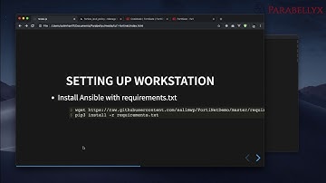 Setting up Fortigate Firewall Using Ansible Playbook - Episode 1