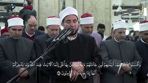 الشيخ محمد فوزي البربري وتلاوة خاشعة من سورة الأنعام من صلاة التراويح بالجامع الأزهر الشريف بمصر
