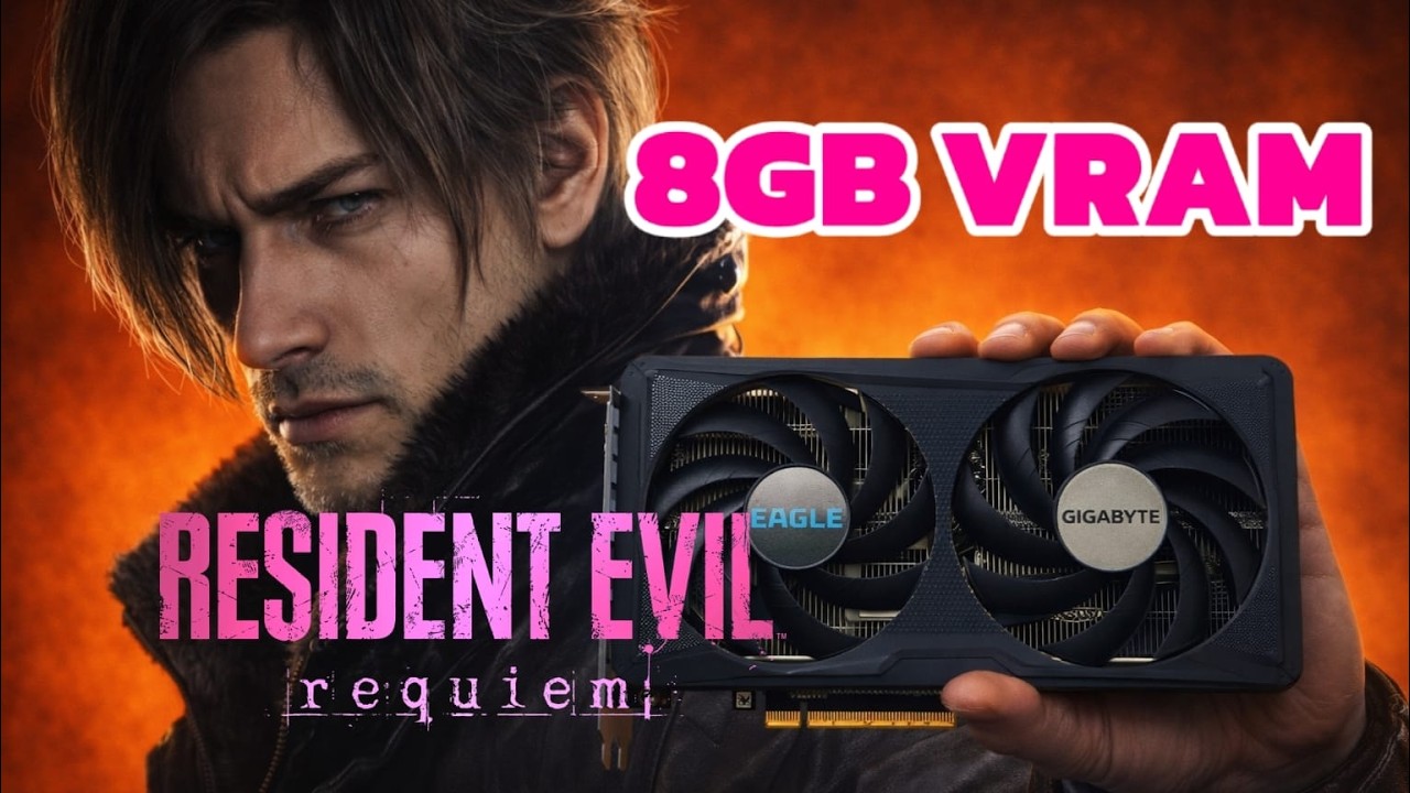 ¿¿8GB de VRAM alcanzan para Resident Evil Requiem?? Pruebas con RTX 5060