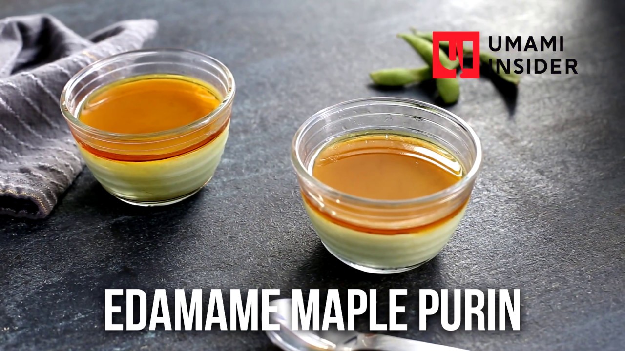 Edamame Maple Purin | Umami Insider