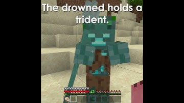 You Can Trade A Trident With A Drowned In Minecraft