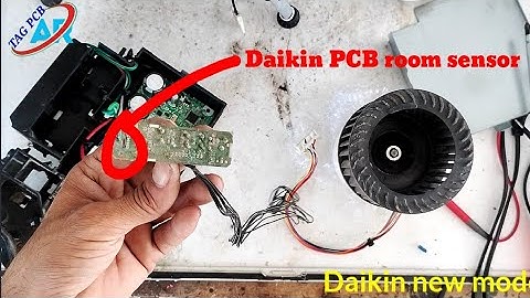 Daikin split AC PCB room temperature fault//Daikin ac ? indoor error c9 || How to Trace PCB Fault