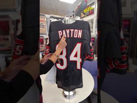 walter payton game worn jersey