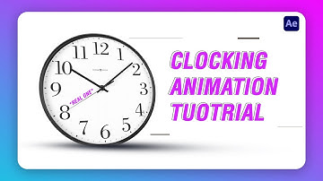 Clock animation in after effects | Motion graphic in after effects