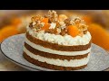 МОРКОВНЫЙ ТОРТ 🍰 Рецепт БЕЗ ЯИЦ☝️ МИНИМУМ сахара, но очень ВКУСНО😋 Десерт от Лизы Глинской😉