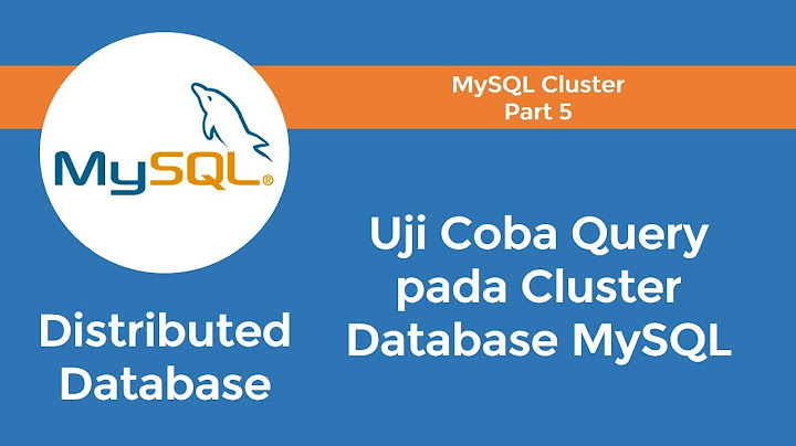 Cara membuat database di meja kerja mysql menggunakan query