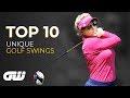 Top 10 unique golf swings  golfing world
