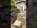 Flagstone Pathway Details &amp; FAQs in description🤞🏼⬇️ #landscape #garden #diy #flowers #landscaping
