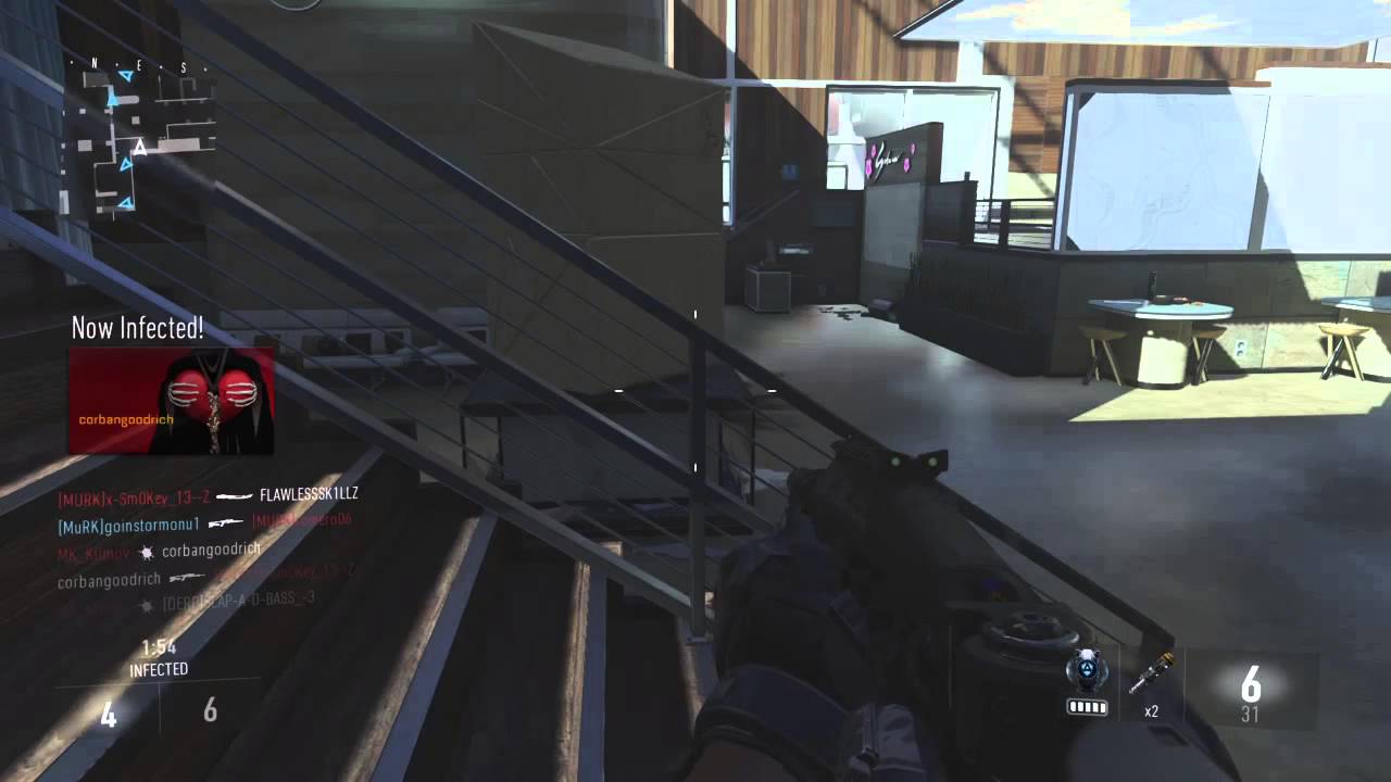 surviving and final kills cod AW infection - YouTube