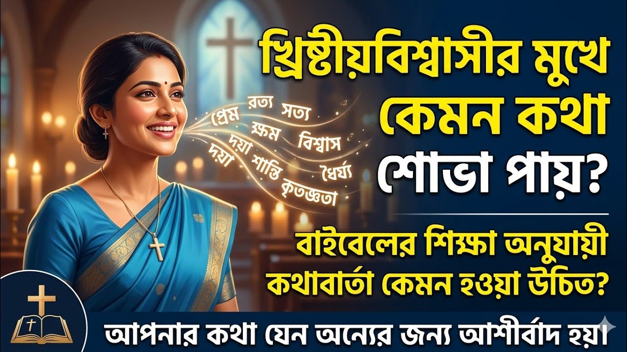 একজন খ্রিষ্টীয়বিশ্বাসীর মুখে কেমন কথা শোভা পায়? বা খ্রিষ্টীয় বিশ্বাসীর কথাবার্তা কেমন হওয়া উচিত?