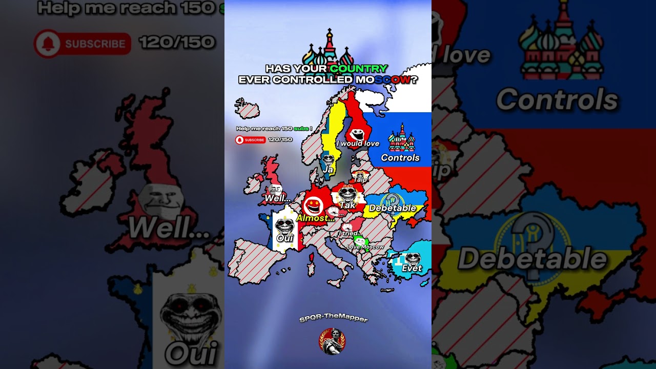 Has your country ever controlled Moscow?