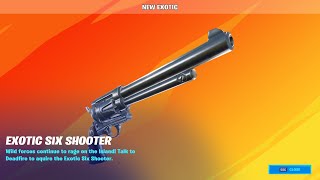 🔴 New EXOTIC SIX SHOOTER in Fortnite! (Update V16.40 Tomorrow)