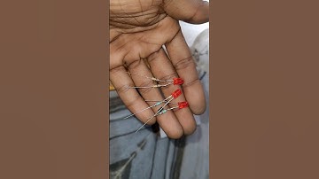 230volt led Resistance Diode || 5mm led AC volt Run || @Electronicsverma #shorts