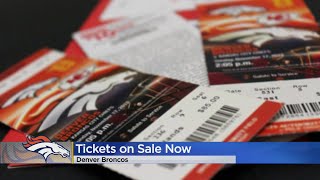 Broncos Single-Game Tickets On Sale Now
