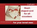 DIY heart shaped card /GIFT