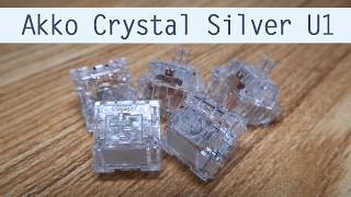 Akko Crystal Silver U1 | The Best Speed Switch