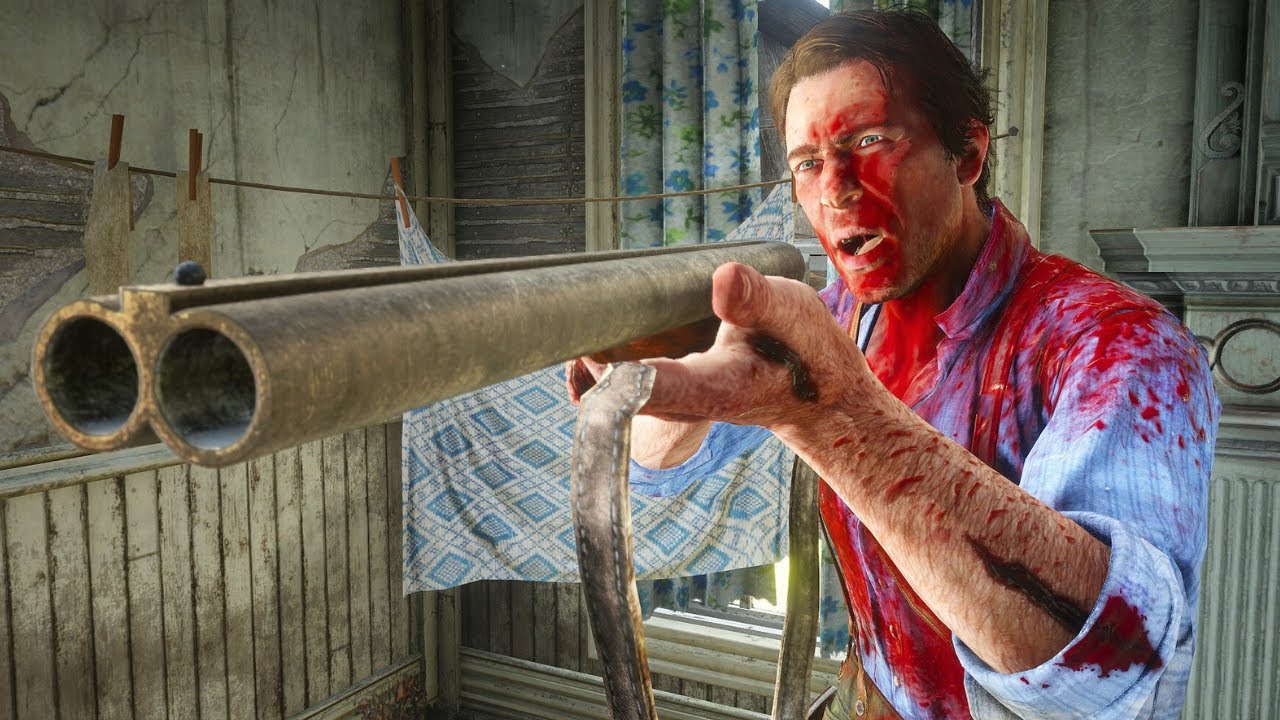 Вы в фильме ужасов, но это Red Dead Redemption 2.