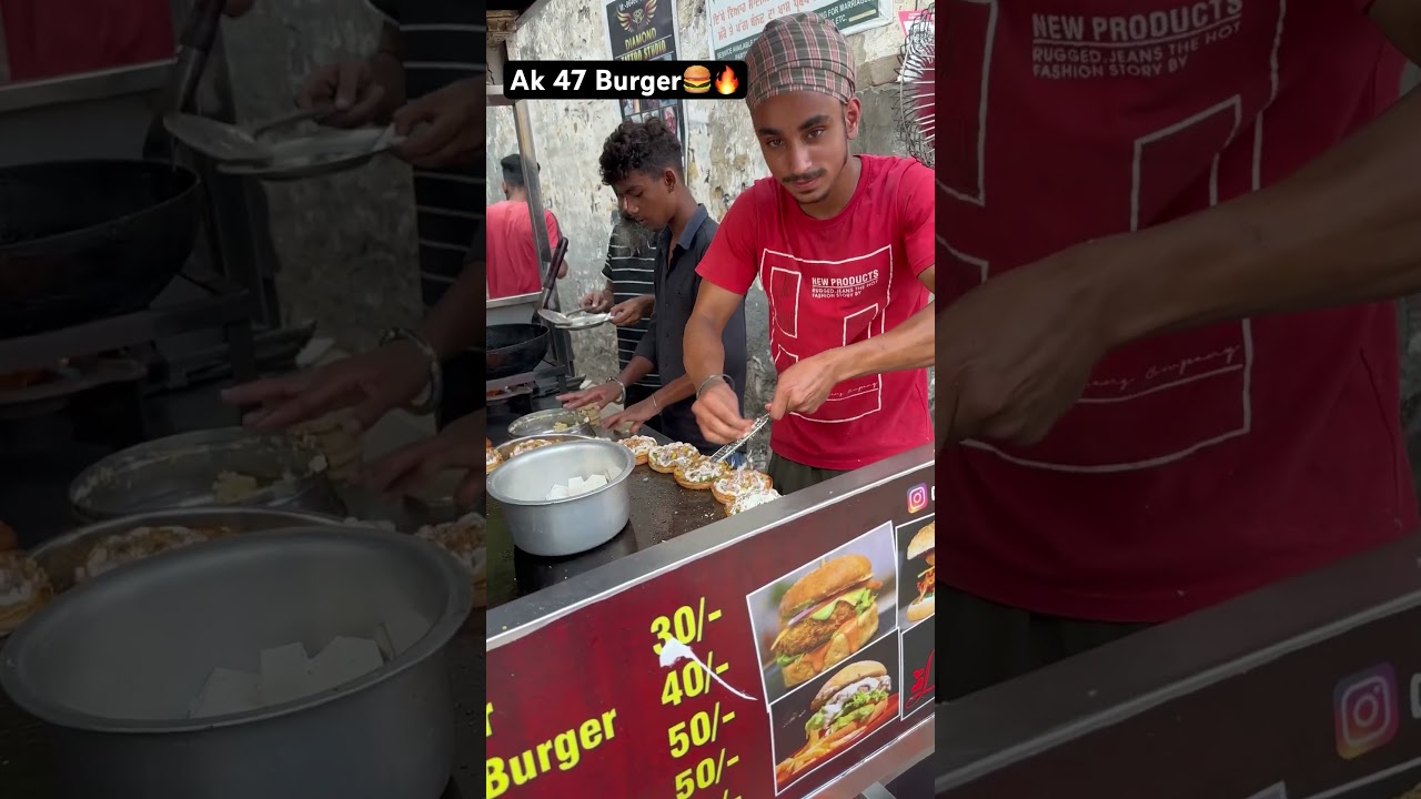 Ak 47 BURGER 🍔🔥| Food Vloging | 3 vlogger | 