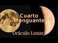 Oráculo semanal / Fases de la Luna / ¿Qué hacer en Luna menguante? //Soledad Feck