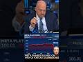 Cramer TEARS UP On TV On META Generational Bottom 👀😢