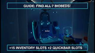 Subnautica 2 All BioBeds (Max Inventory + Hotbar Slots)