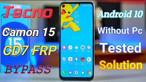 Bypass Google Account on Tecno Camon 15, Tecno CD7 Frp Bypass| Tecno Cd7 Frp Bypass| Camon 15 FRP