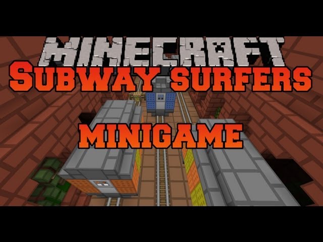 Minecraft Subway Surfers Minigame [Updated Again!] Minecraft Map