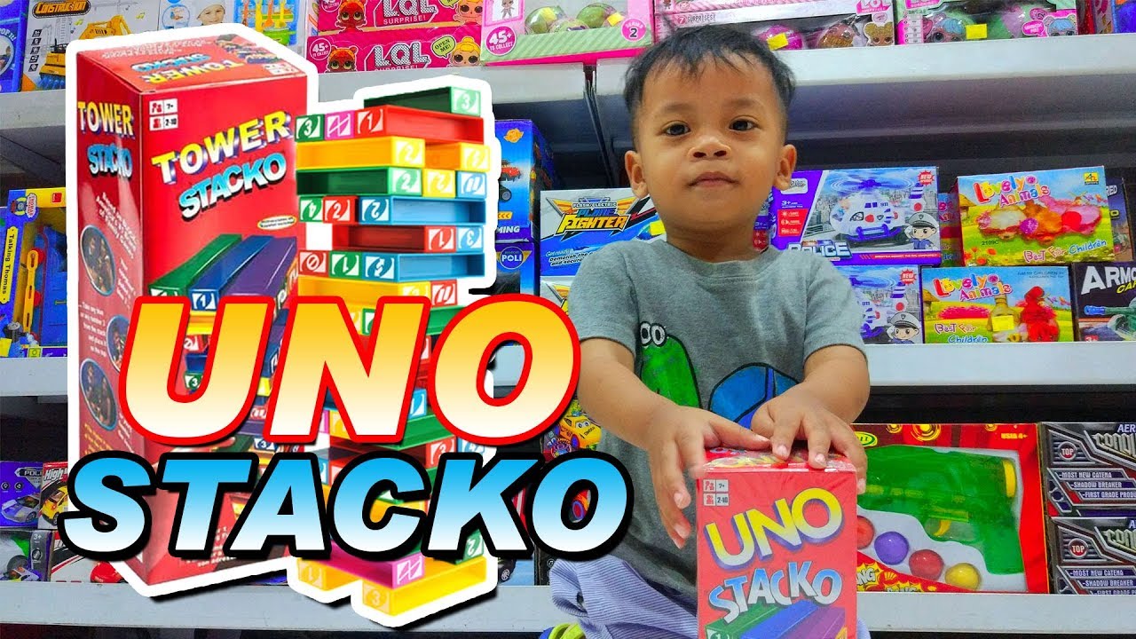 Di video kali ini hanum Beli Mainan UNO STACKO Mainan Di Peluk Erat Gak Boleh Dilepas, Auto Beli deh. 