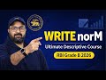 Descriptive Preparation for RBI Grade B | RBI Grade B Descriptive Paper | Write norM #rbi