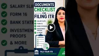 Documents Required for Filing ITR ! ITR filing Documents Check list! #itrdeadline #itr