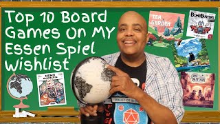 BlackBoardGaming | Top 10 Board Games On My Essen Spiel Wishlist