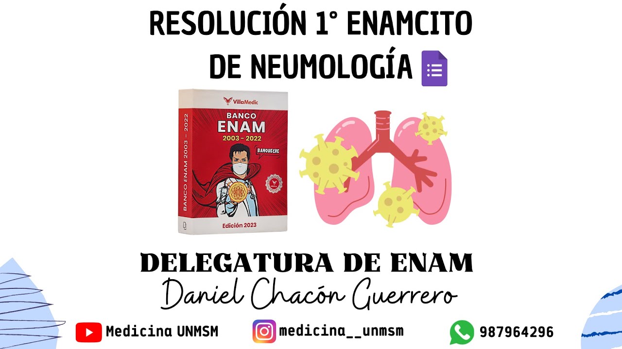 Banqueo Neumología UNMSM  - 1° ENAMCITO - 14 Abril 2024