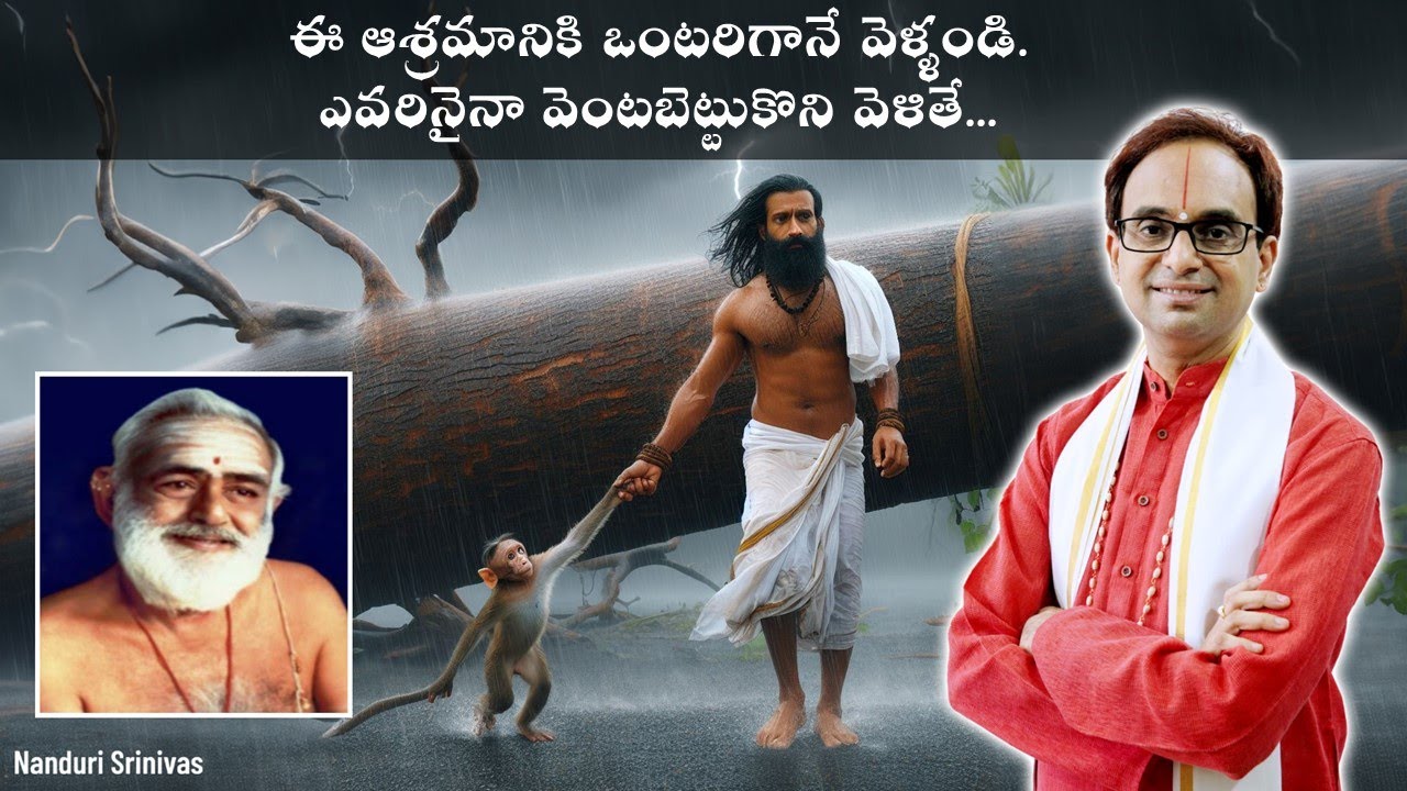 ఈ ఆశ్రమానికి ఒంటరిగానే వెళ్ళండి | Sri Sudheendra babu garu, Undrajavaram | Nanduri Srinivas