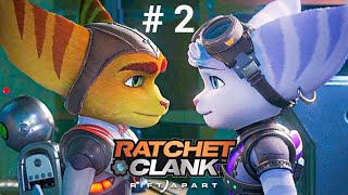 Ratchet And Clank:  Rift Apart.  # 2. Английская Озвучка. Русские Субтитры.