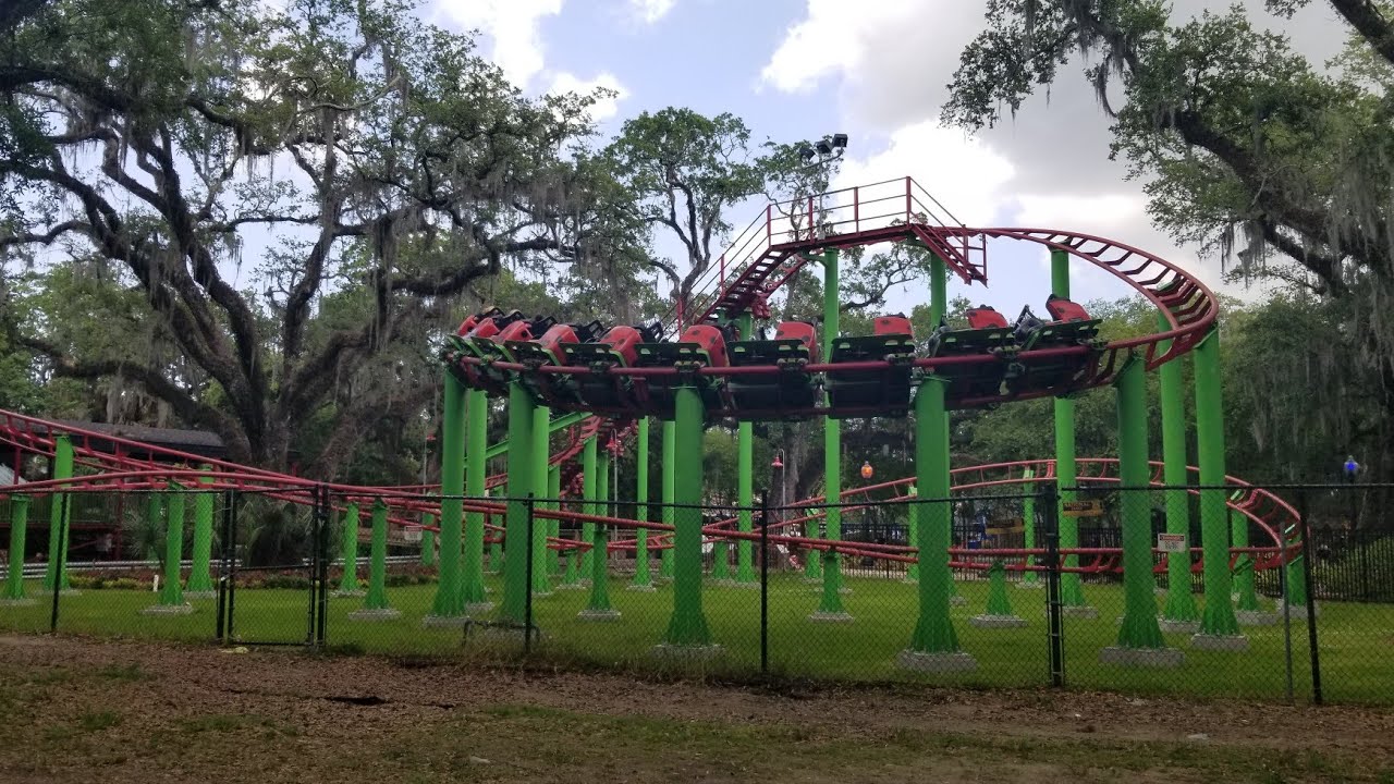 Ladybug Roller Coaster Offride Carousel Gardens New Orleans