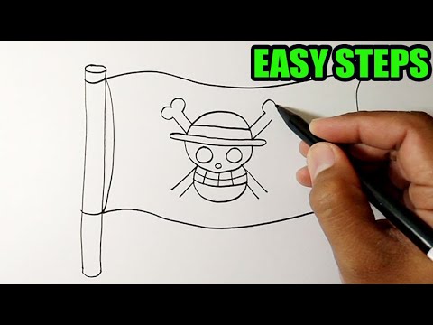 How To Draw Luffy One Piece Logo Easy Drawing Ideas Youtube