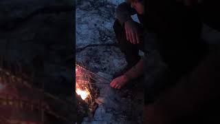 Simple Barbeque Grate winter bushcraft camping cooking