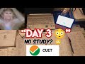 Day 3 😓 | Couldn’t Study Much Today… #CUET2026 #JustTrying