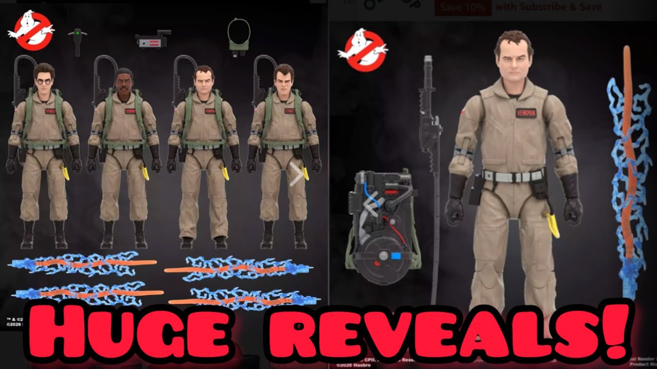 New Ghostbusters 6 Inch Action Figure Set Released! - YouTube