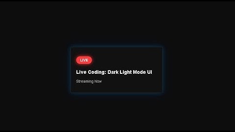 live coding: Create Dark Mode UI Card Design | HTML & CSS🔥 | Road to 100 Subscribers