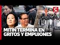 Fuertes enfrentamientos entre simpatizantes de Keiko Fujimori contra JPP en Huancayo | Correo