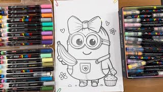 Minion Coloring Fun 