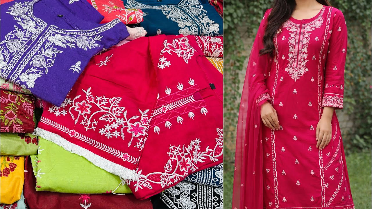 ঈদের পরে ডাবল মাএ ৫০০টাকায় স্টাইলিশ কটনের টুপিসের মেলা || Pakistani inspired cotton two piece