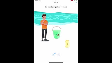 Easy Game - Brain Test Level 130 - Get exactly 2 gallons of water