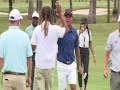 Dolphins&#39; Jordan Poyer rubbing shoulders with Phil Mickelson at Trump Doral